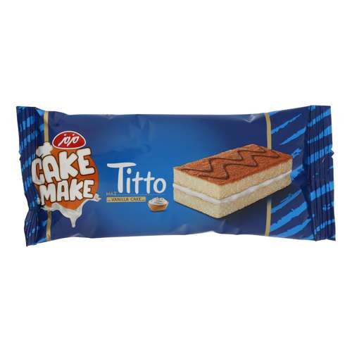 کیک لایه ای وانیلی با کرم خامه تیتو کیک میک مزمز - 45 گرم 