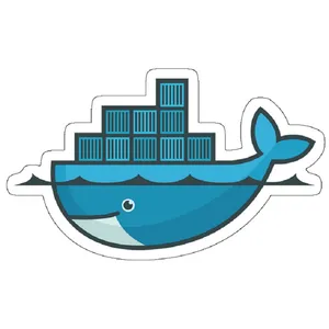 استیکر مدل docker