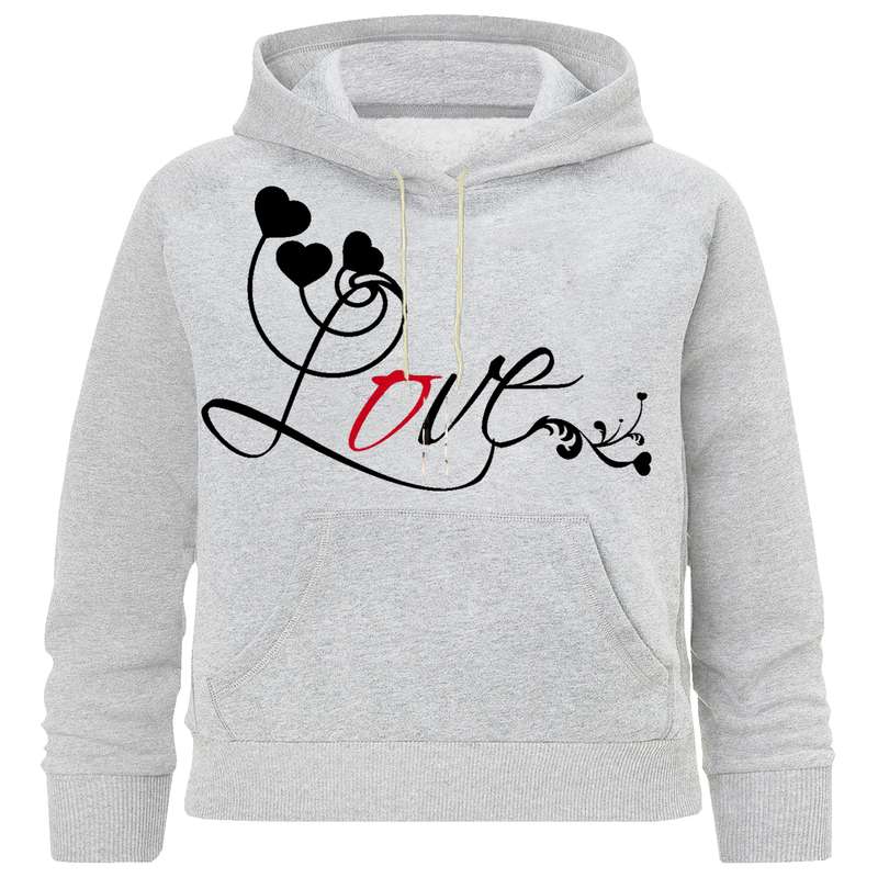 هودی دخترانه مدل M 192 دوستدارم