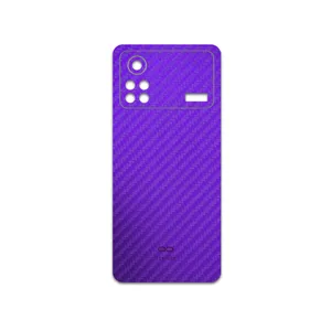 MAHOOT Purple-Fiber Cover Sticker for Xiaomi Poco X4 Pro 5G