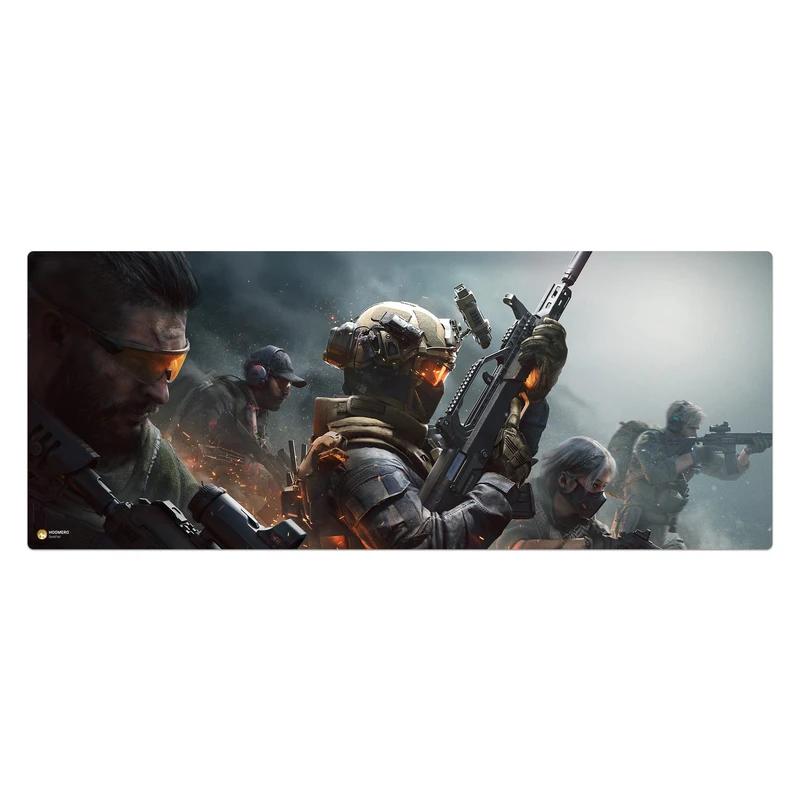 ماوس پد هومرو مدل HX184 طرح Delta Force سایز 40x100 سانتی‌متر