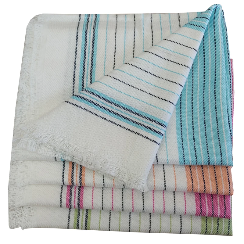 دستمال نظافت خانه و آشپزخانه الیاف طبیعی، ویسکوز ابراهیمی یزد مدل R03  بسته 3 عددی