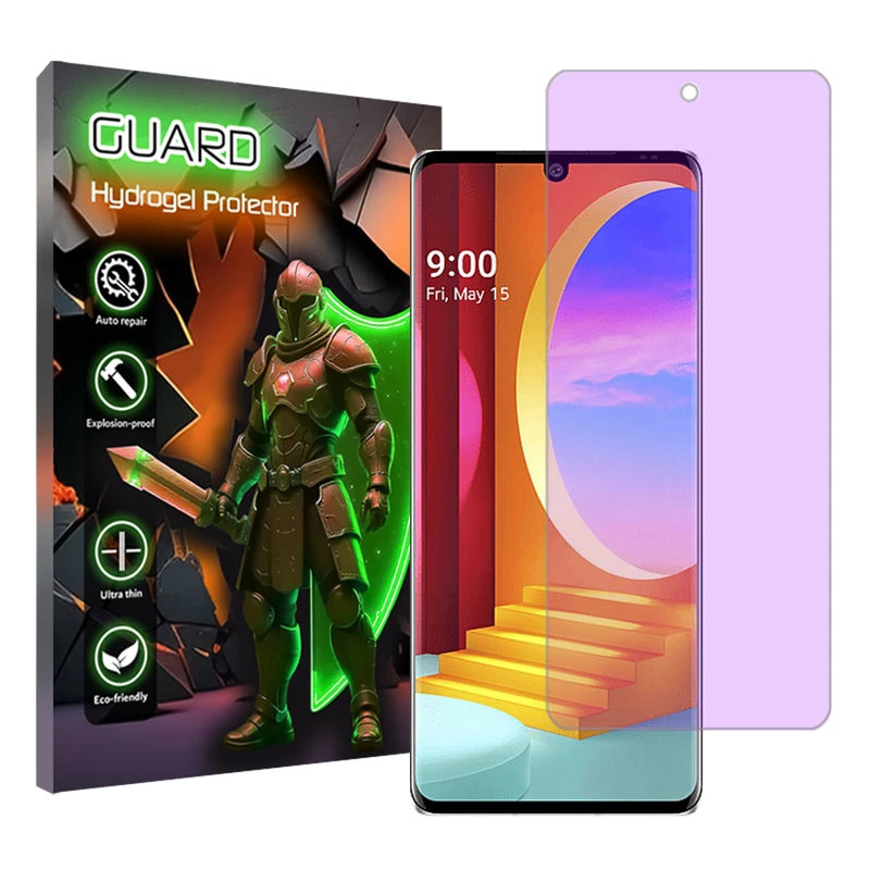 محافظ صفحه نمایش آنتی پرپل گارد مدل Tough مناسب برای گوشی موبایل ال جی Velvet