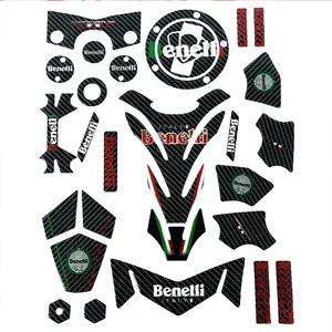 برچسب بدنه موتور سیکلت وارون مدل W-83-CARBON مناسب برای بنلی 300 بسته 25 عددی
