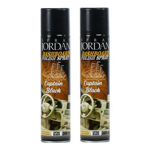 اسپری واکس داشبورد خودرو جردن مدل CAP03B حجم 300 میلی لیتر بسته 2 عددی