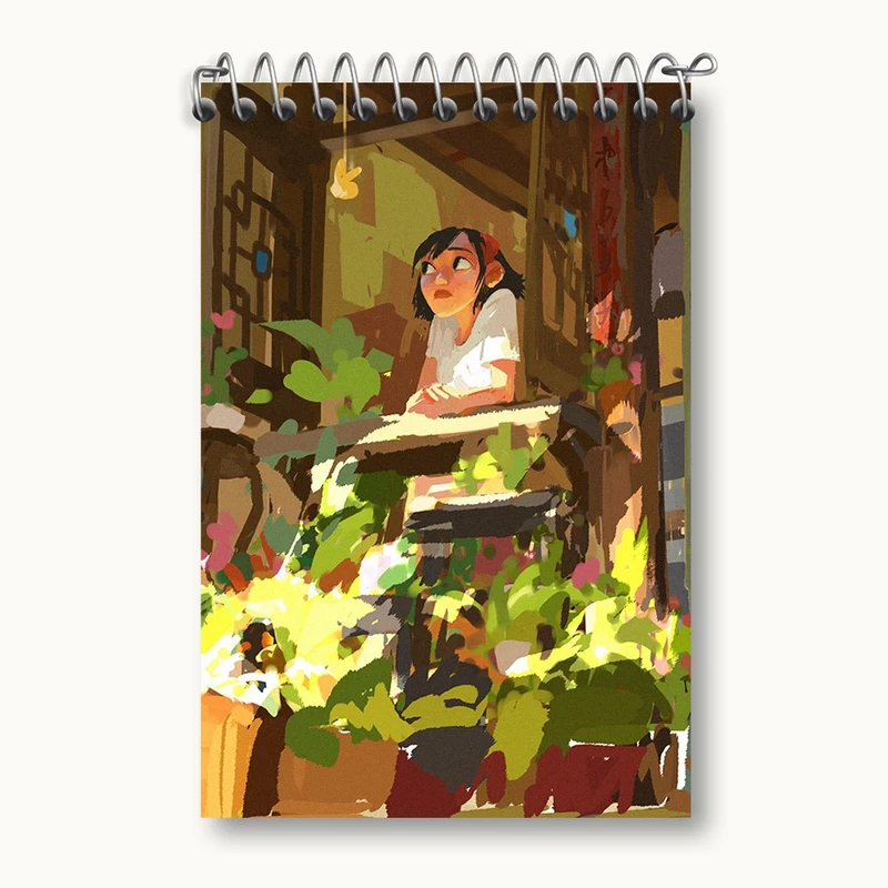 دفتر یادداشت 50 برگ خندالو مدل دخترانه کد F596