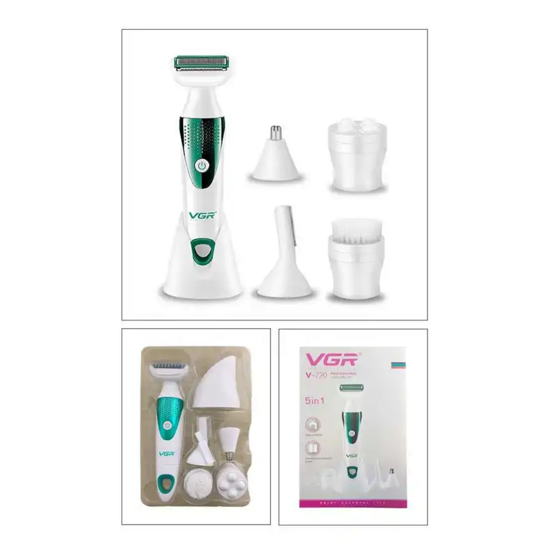 ست اصلاح موی بدن بانوان وی جی ار مدل 720