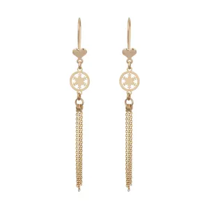 گوشواره طلا 18 عیار زنانه الن نار مدل ELN0907