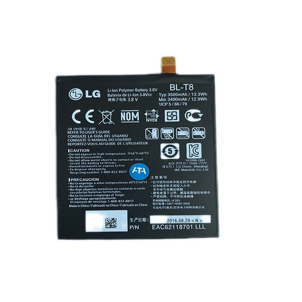 باتری موبایل مدل BL- T8 ظرفیت 3500 میلی آمپر ساعت مناسب برای گوشی موبایل ال جی G FLEX