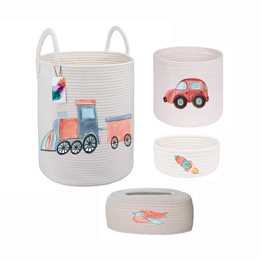 ست سبد وسایل کودک مدل قطار2 مجموعه 4 عددی