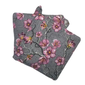 دستگیره طرح گل مدل H1-19981016 مجموعه دو عددی