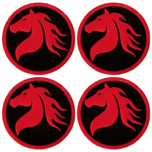 درپوش رینگ خودرو مدل HORSE&WIND R-COL PLUS مناسب برای دنا بسته 4 عددی