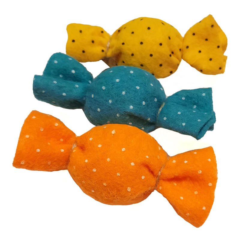 اسباب بازی گربه و سگ مدل candy 02 مجموعه 3 عددی