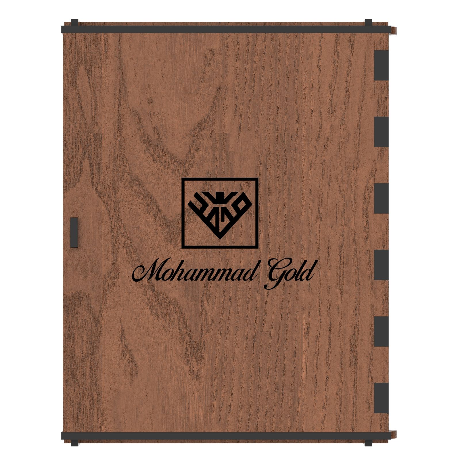 شمش طلا 24 عیار طلای محمد مدل 01 طرح برج آزادی کد 1000 -  - 3