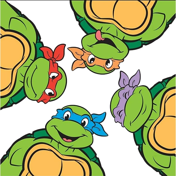  استیکر پارچه و لباس پاد آفرین طرح لاک پشت های نینجا کد 5231