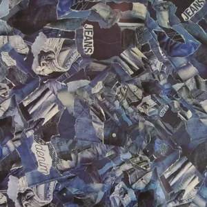 کاغذ کادو طرح JEANS کد 012 بسته 5 عددی