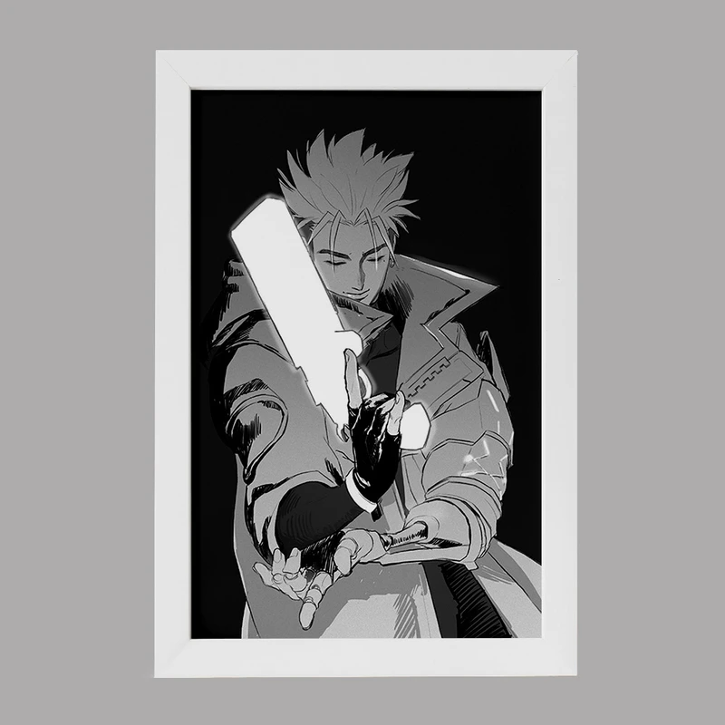 تابلو خندالو مدل وش انیمه تریگان (Trigun) کد 36231