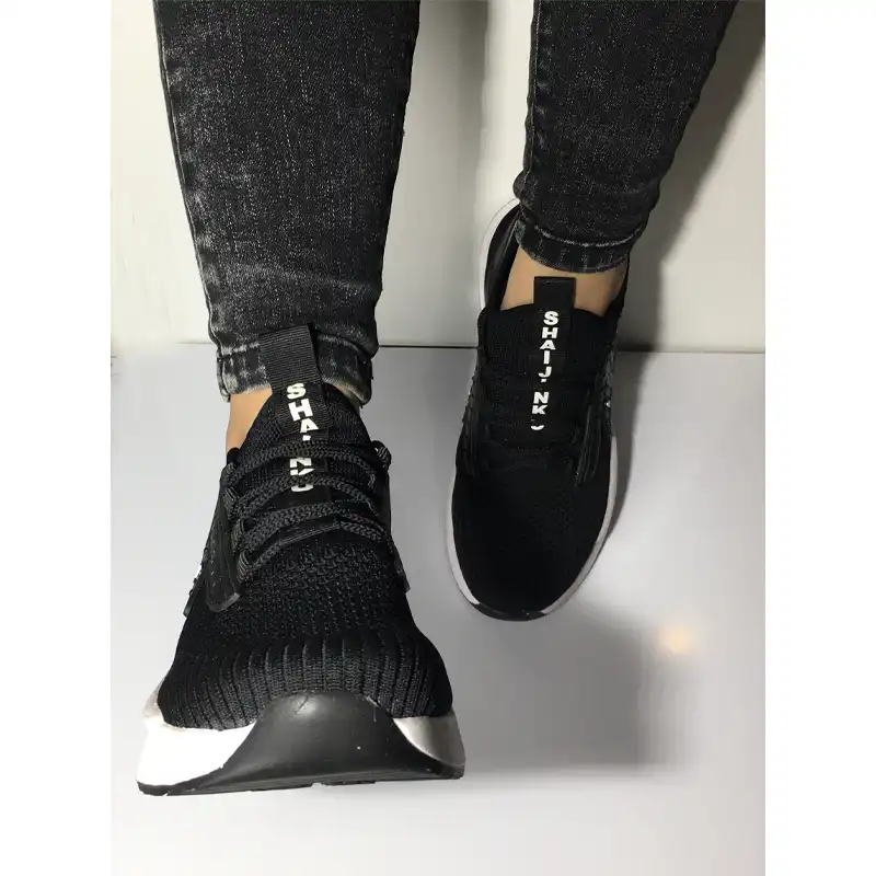 کفش پیاده روی مردانه مدل 01-new shaijinku -bk-wh