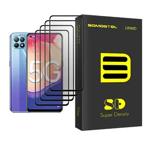 Somastel SD Glass MIX004 Screen Protector For Oppo Reno4 SE Pack Of 4