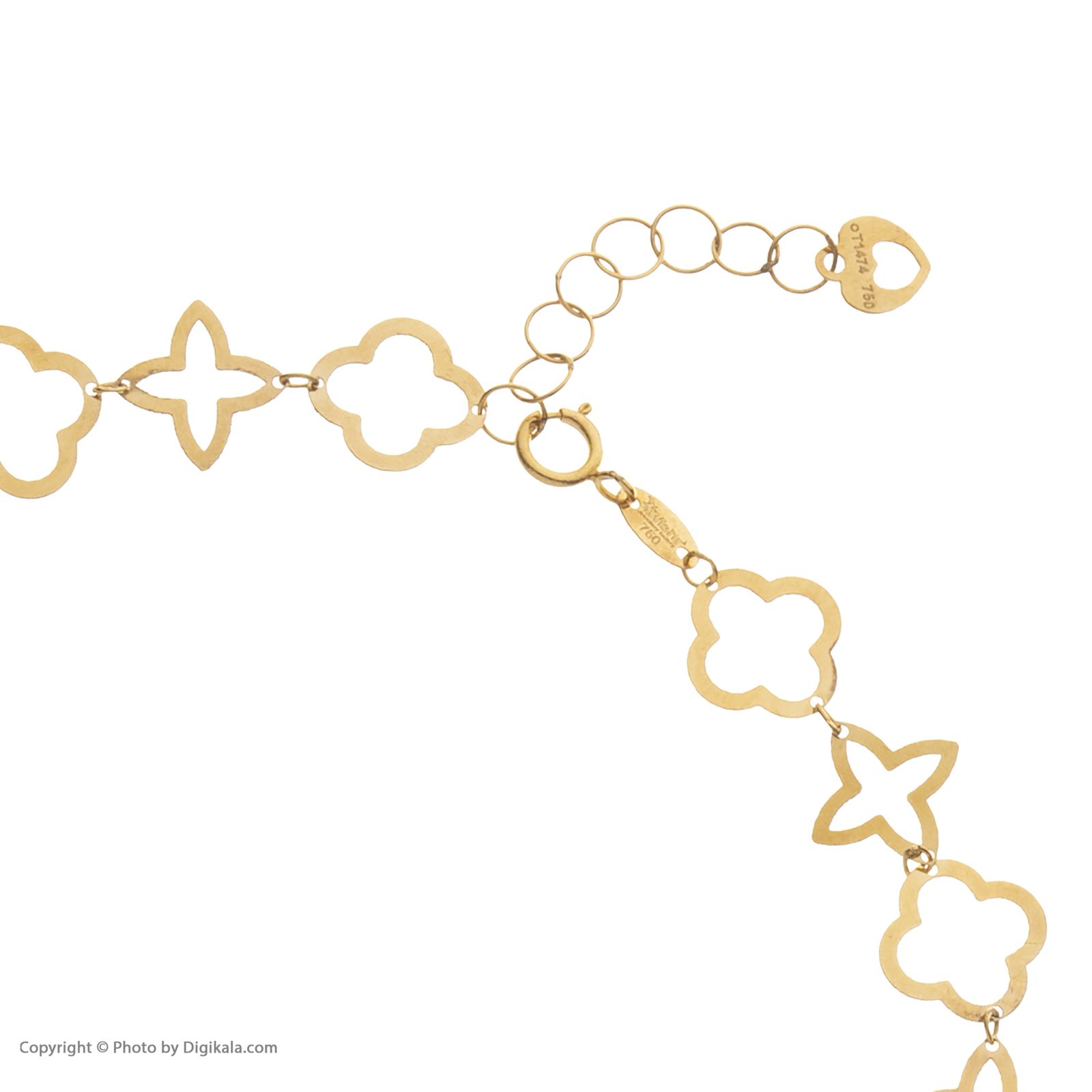 پابند طلا 18 عیار زنانه مایا ماهک مدل MA0162 -  - 4