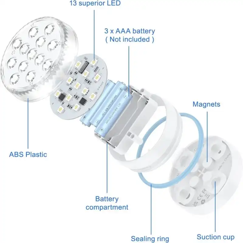 چراغ استخر مدل koicaxy underwater بسته 4 عددی