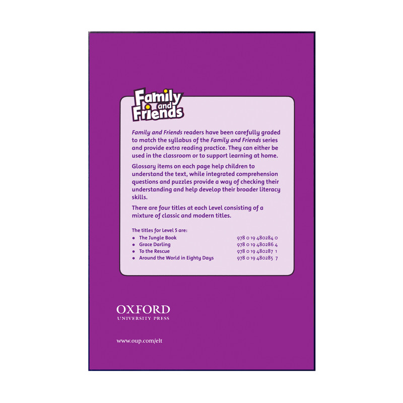 کتاب Family And Friends 5 The Jungle Book اثر Rudyard Kipling انتشارات هدف نوین کتاب Family And Friends 5 The Jungle Book اثر Rudyard Kipling انتشارات هدف نوین