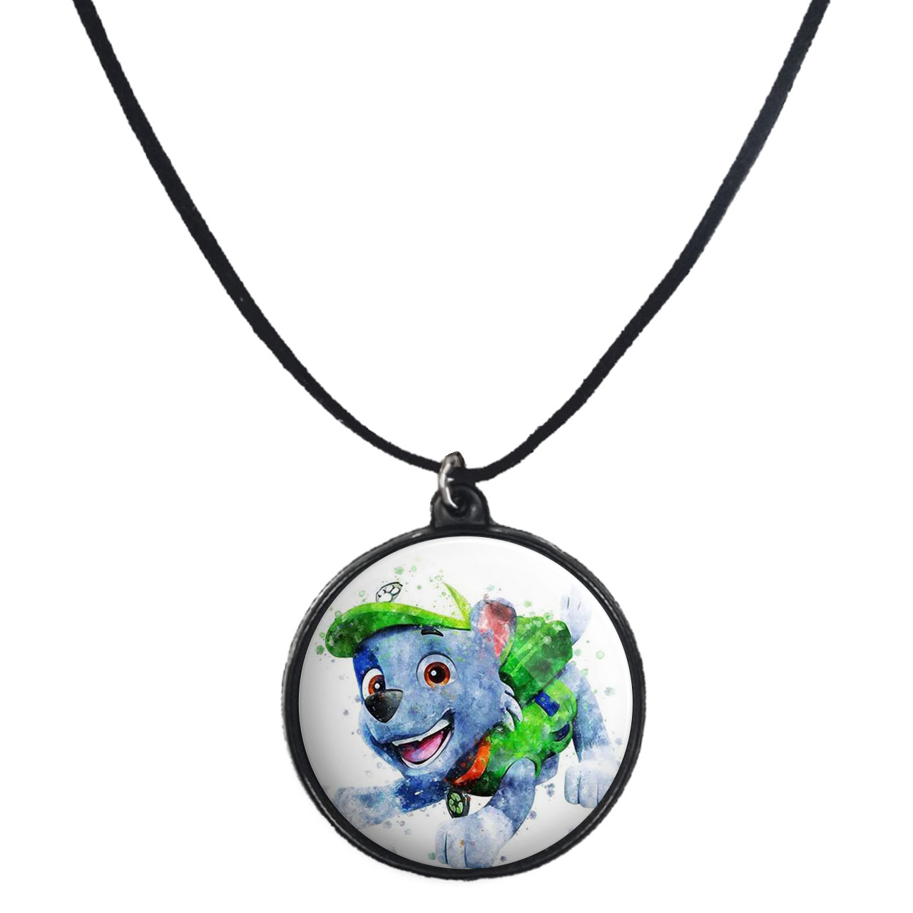 گردنبند پرمانه طرح سگ های نگهبان کد pmb.1922 مدل دو طرفه