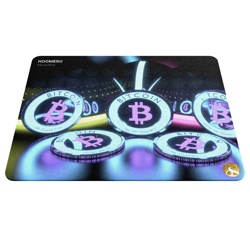ماوس پد هومرو طرح ارز دیجیتال Bitcoin مدل A2475