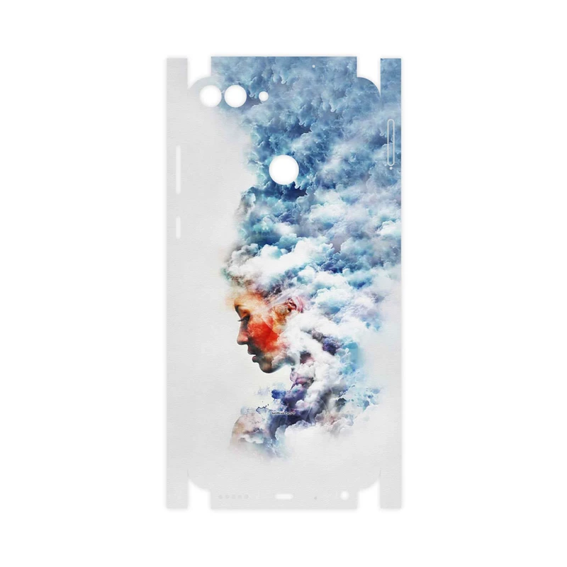 برچسب پوششی ماهوت مدل Women and the Cloud Digital Art-FullSkin مناسب برای گوشی موبایل هوآوی P Smart