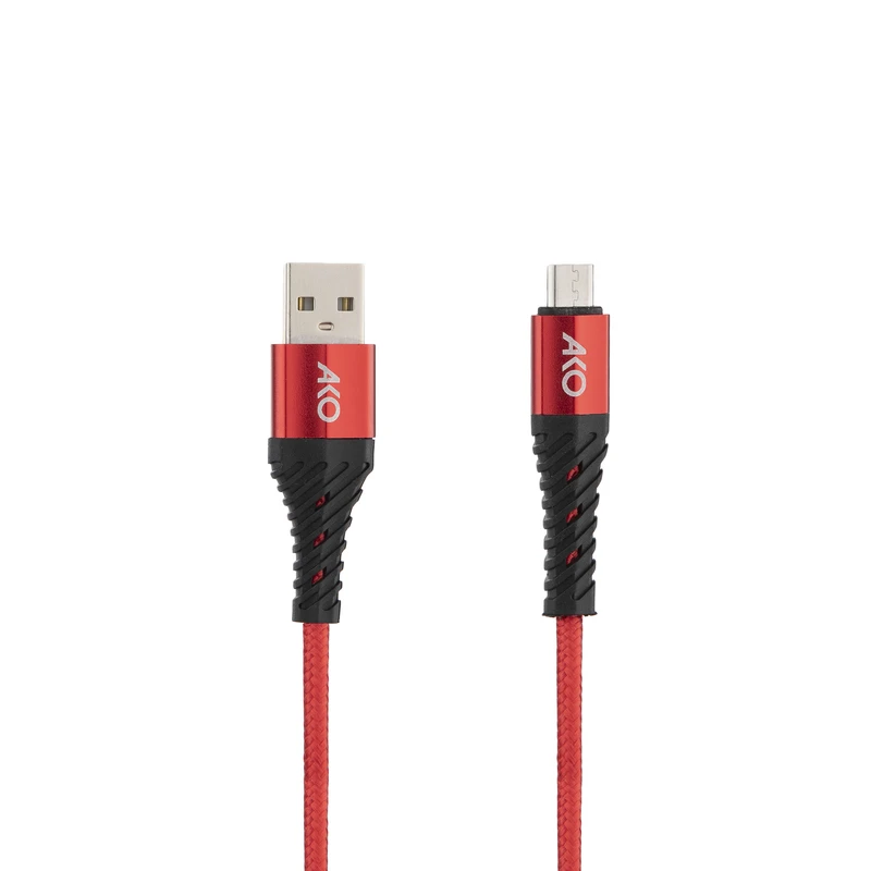 کابل تبدیل USB به microUSB آکو مدل AC-14 طول 0.2 متر
