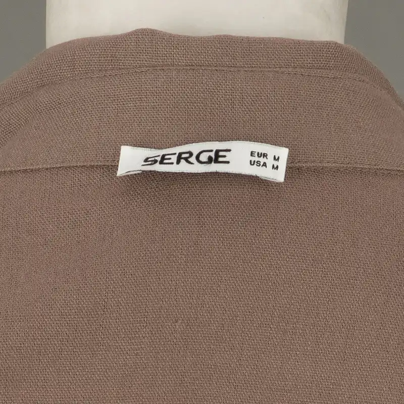 مانتو زنانه سرژه مدل 232146 رنگ قهوه ای