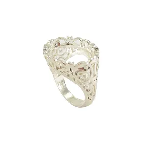 رکاب انگشتر نقره مردانه پارلا گوهر کد 3712