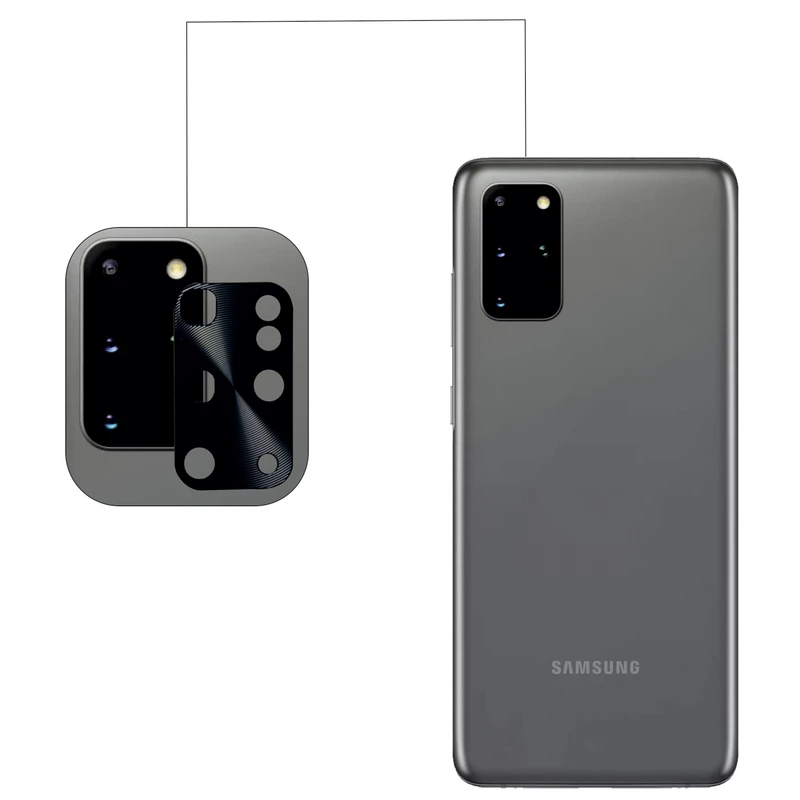 محافظ لنز دوربین مدل SN-X مناسب برای گوشی موبایل سامسونگ galaxy S20 PLUS