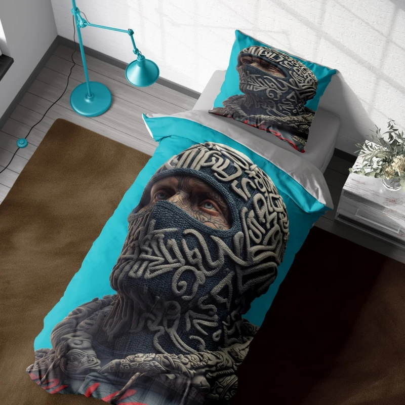 سرویس خواب یک نفره 4 تکه مدل دیجیتال