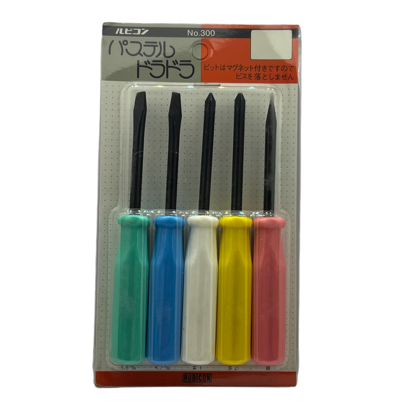 پیچ گوشتی روبیکون مدل No.300 مجموعه 5 عددی