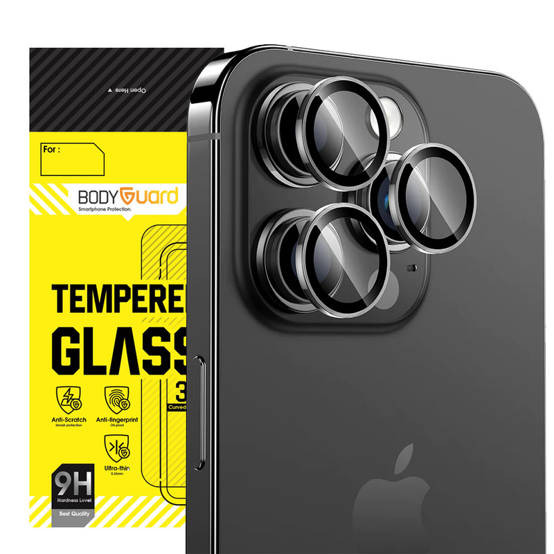 محافظ لنز دوربین بادیگارد مدل رینگی مناسب برای گوشی موبایل اپل iPhone 16 Pro / 16 Pro Max