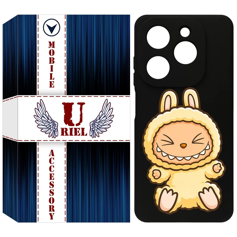 کاور یوریل مدل KSH کد 135 طرح عروسک لبوبو مناسب برای گوشی موبایل تکنو Spark 20 / Go 2024