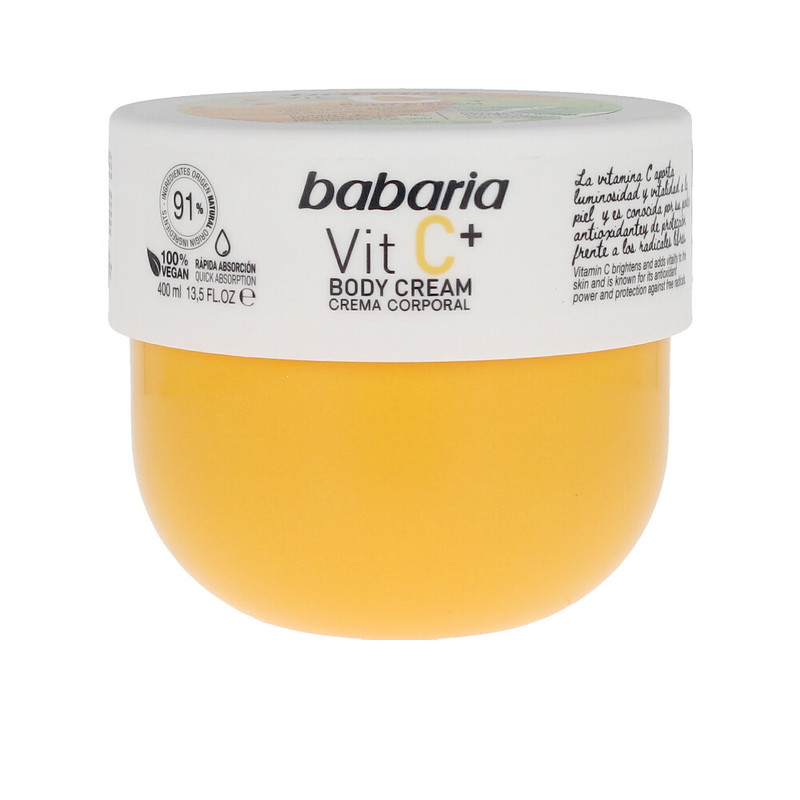 کرم مغذی باباریا مدل Vit C حجم 400 میلی لیتر