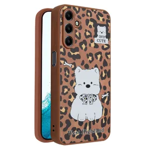 Westie Leopard Case For Samsung Galaxy A16