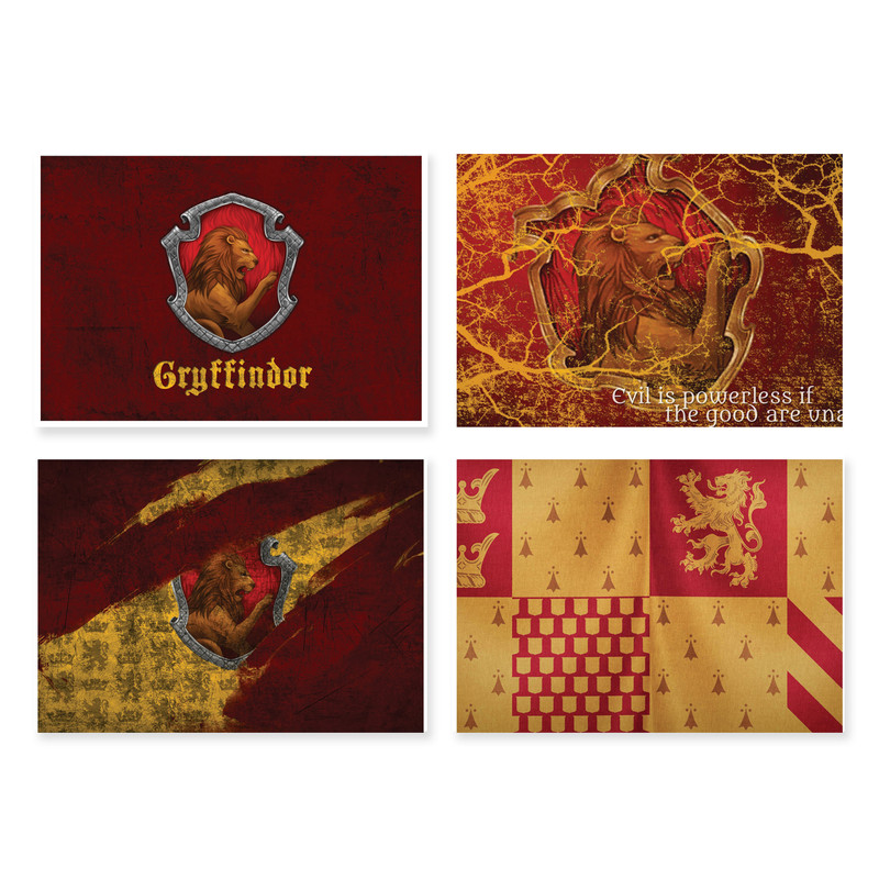 پوستر طرح هری پاتر کد A-2021 مجموعه 4 عددی