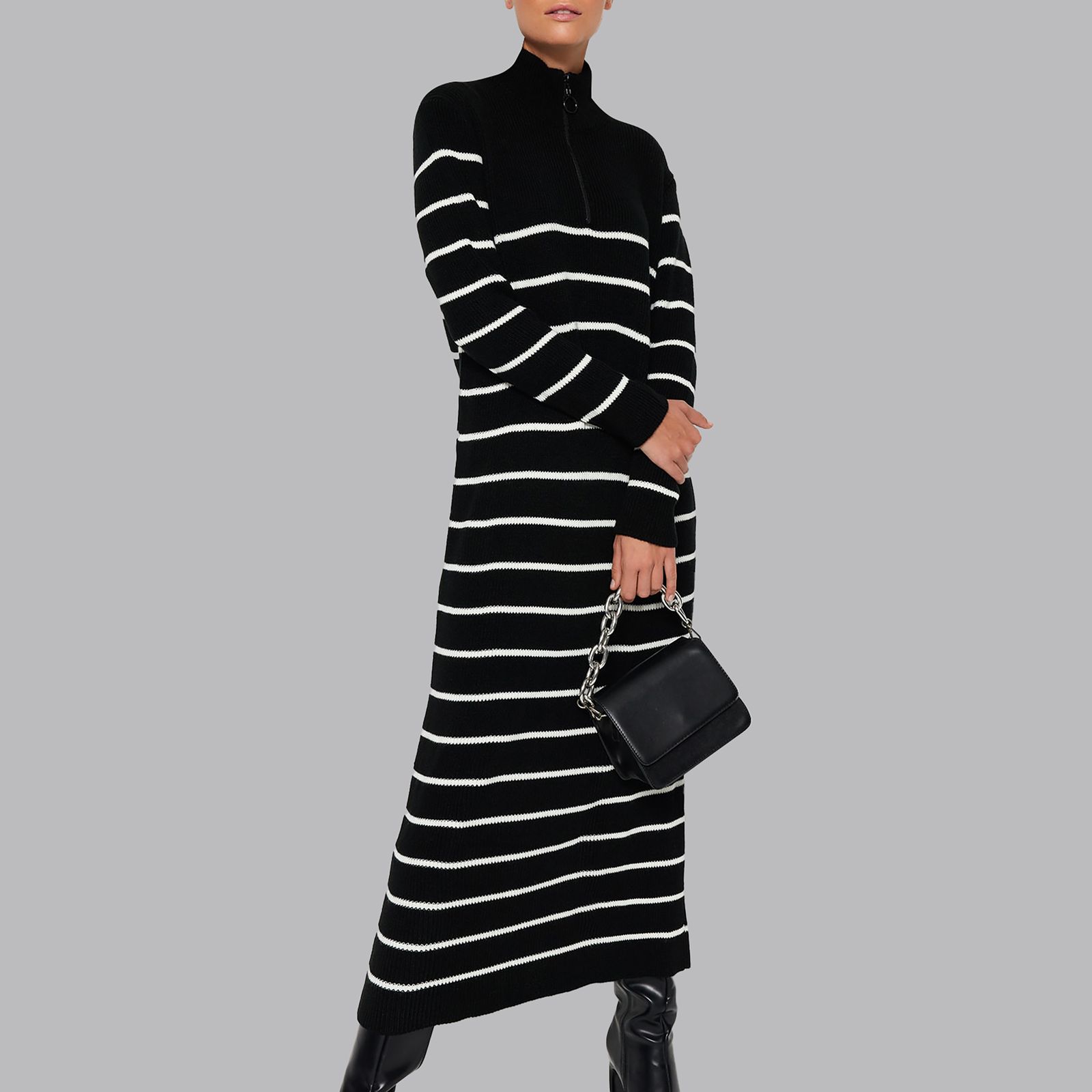 پیراهن یقه ایستاده زنانه ترندیول مدل 672215073 - - 2