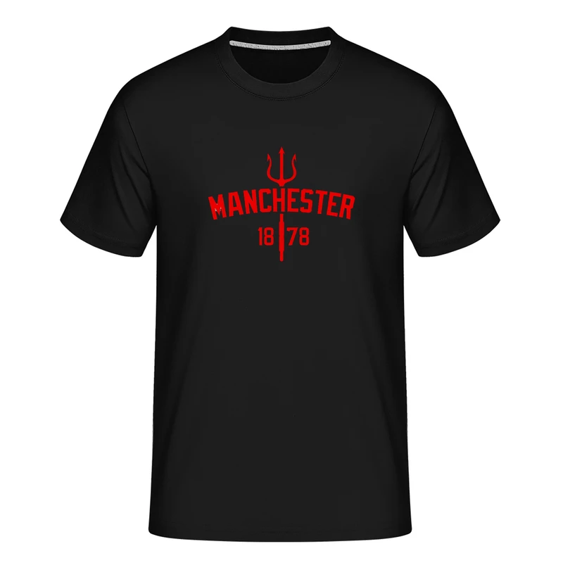 تی‌شرت آستین کوتاه مردانه مدل منچستر یونایتد کد 06
