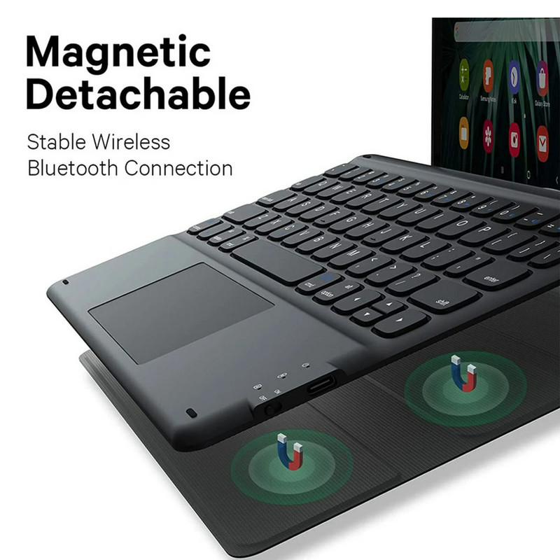 کیف کلاسوری کیبورد دار مدل NB---002 مناسب برای تبلت سامسونگ Galaxy Tab S10 FE Plus 13.1