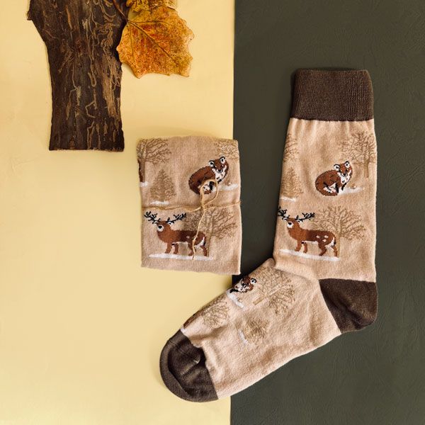 جوراب زنانه ال سون مدل جنگل کد PH887.1 - - 3