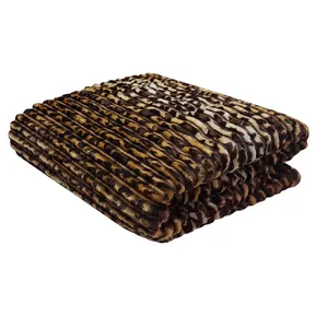 پتو مسافرتی مدل پلنگی کد -3 سایز 220×200 سانتی متر