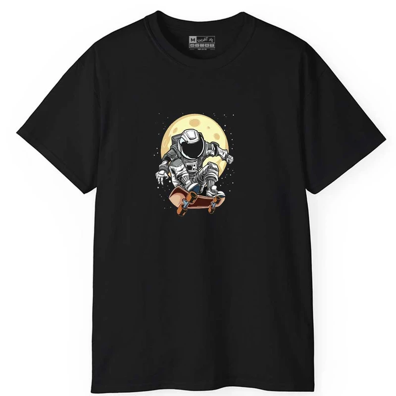 تی شرت آستین کوتاه مردانه پاد آفرین مدل فضانورد کد 0289