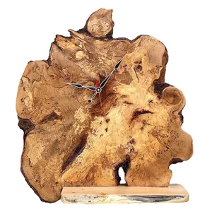 ساعت دیواری مدل چوبی طرح روستیک کد 0770