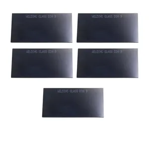 شیشه ماسک جوشکاری مدل YP-DIN9/100*50MM مجموعه 5 عددی 
