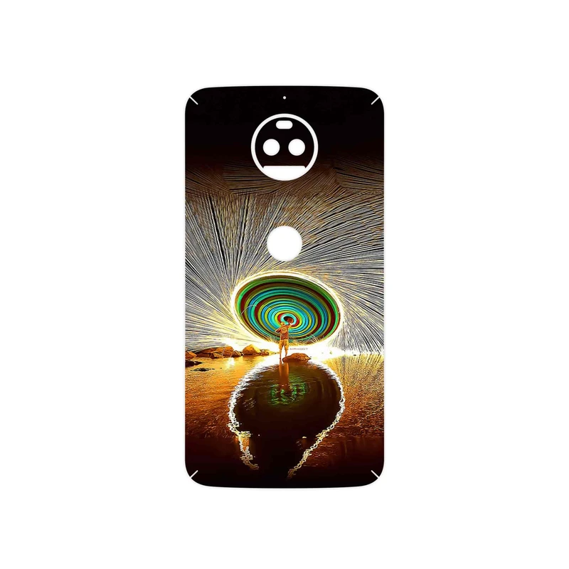 برچسب پوششی ماهوت مدل Night Light Fountain مناسب برای گوشی موبایل موتورولا Moto G5S Plus