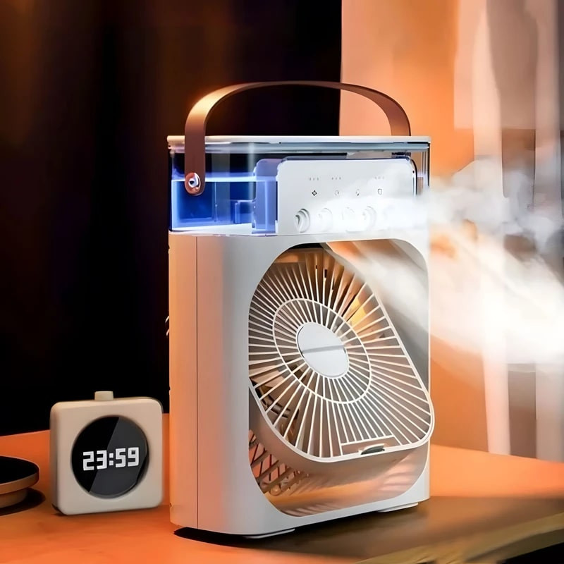 پنکه رومیزی مدل مه پاش ظرفیت 2000 میلی آمپر ساعت